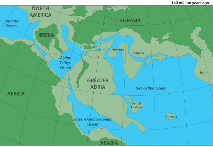 Upptäck Greater Adria: en kontinent begravd under Europa