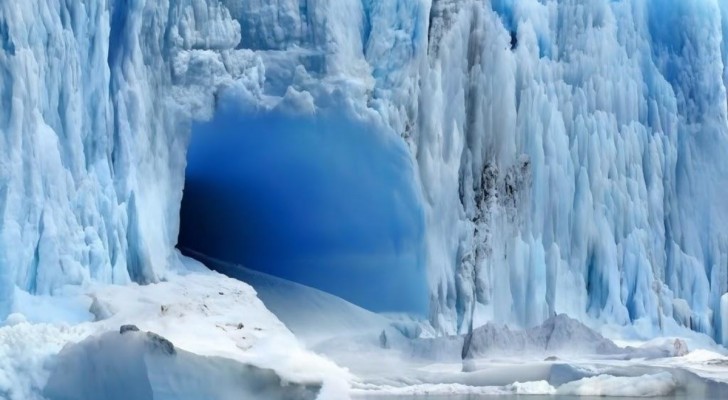 Landschappen verborgen onder gletsjers en de opwarming van de aarde