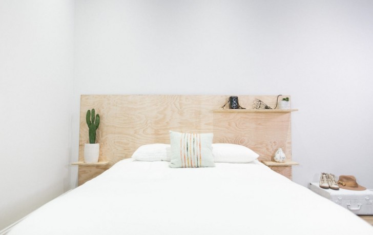 Design minimaliste pour une tête de lit essentielle