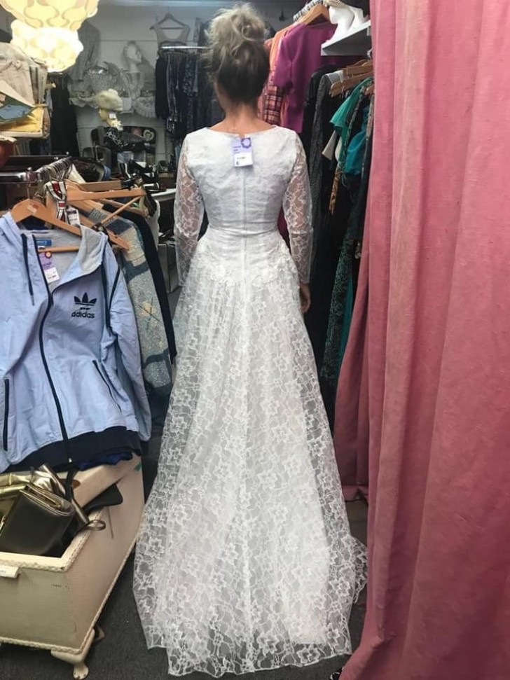 Un meraviglioso abito da sposa