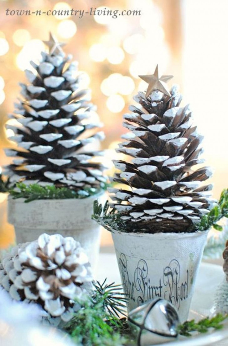 3. Designer pine cones