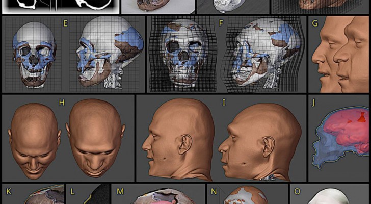 Ricostruito il volto dell'uomo di La Chapelle, Neanderthal di 50 mila anni fa