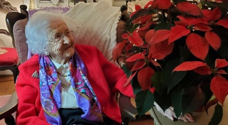 La veterana che ha compiuto 106 anni