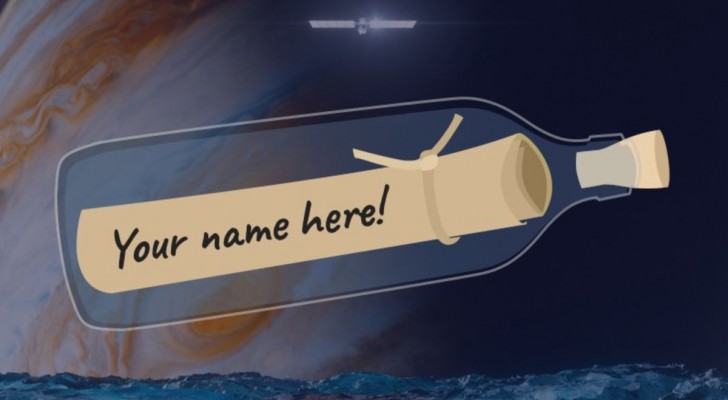 Hur man skickar namnet som ska resa i rymden mot Jupiter