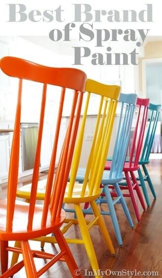 Den Möbeln mit Sprühfarbe neues Leben einhauchen
