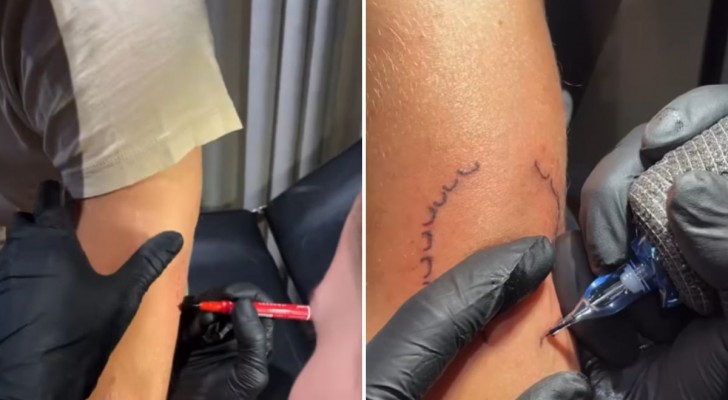 Il se fait tatouer la morsure de sa petite amie sur le bras : un choix judicieux ?