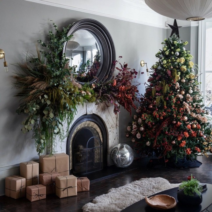 Addio ornamenti tradizionali dell'albero di Natale, e benvenuto al trionfo di fiori e piante