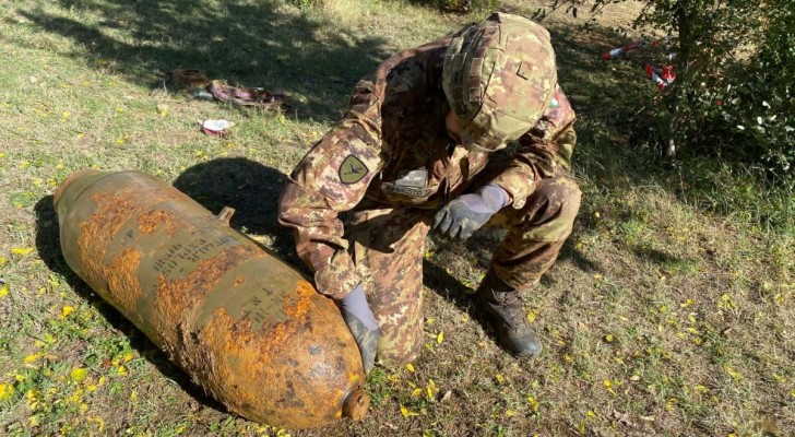 Un’altra bomba inesplosa trovata per caso: pesa più di 200 chili