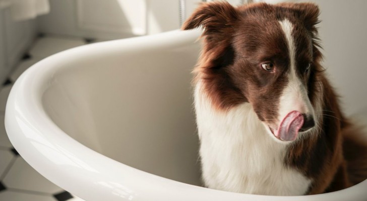 Posso addestrare il cane a non seguirmi in bagno?