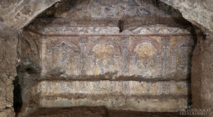 En rustik mosaik från över 2000 år sedan