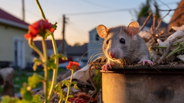 Mäuse werden von Küchenabfällen angezogen