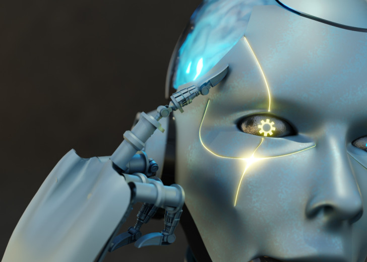 La peau synthétique du robot intègre un algorithme d'intelligence artificielle entraîné