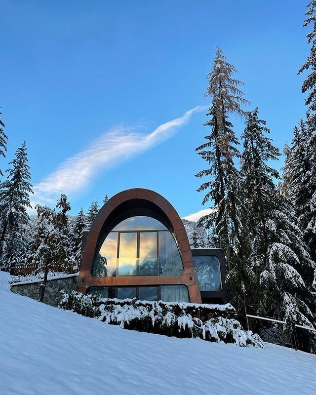 Un rifugio romantico nelle Dolomiti