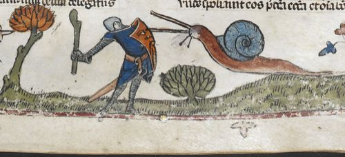 Pourquoi des chevaliers combattent des escargots dans les textes médiévaux : les théories
