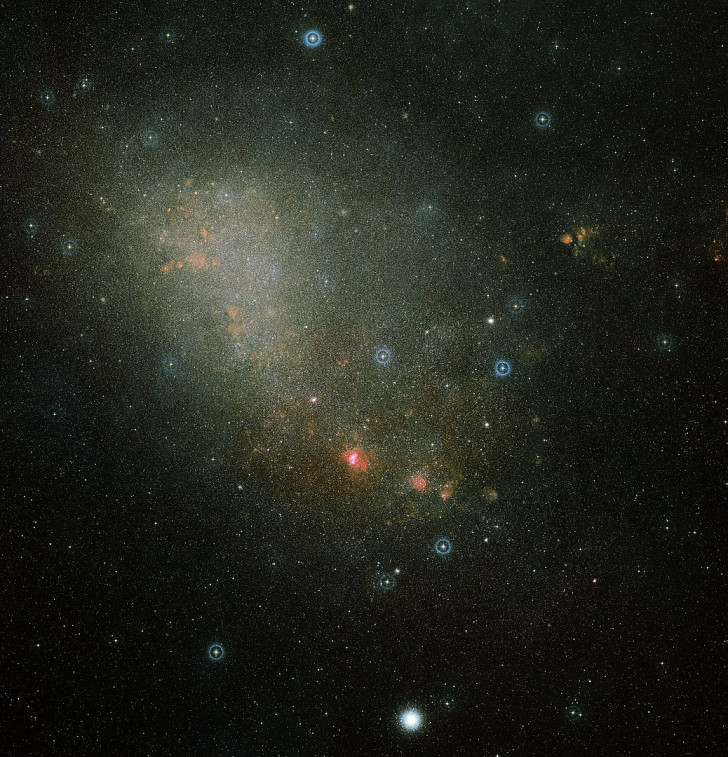 Le galassie nane Piccola Nube di Magellano e Grande Nube di Magellano