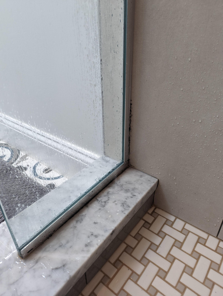 Få bort mögel från duschkabinen