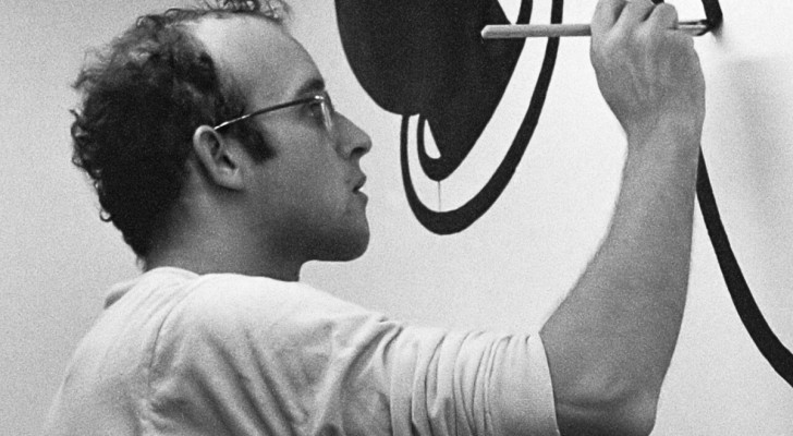 Keith Haring, autore del "Dipinto incompiuto" contro l'AIDS