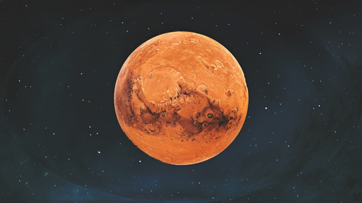 La polvere protegge il ghiaccio di Marte dallo scioglimento