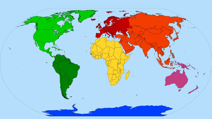 Wie viele Kontinente gibt es insgesamt?