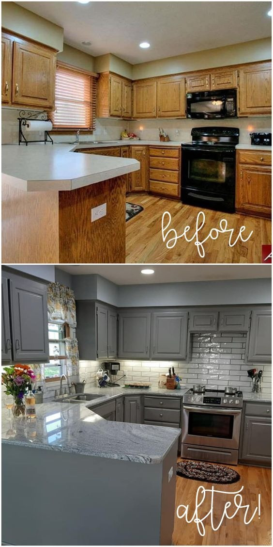 What if you repainted the kitchen fixtures and fittings?