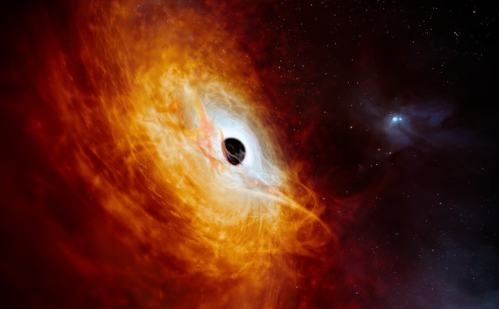 Le trou noir a une masse de 17 milliards de soleils