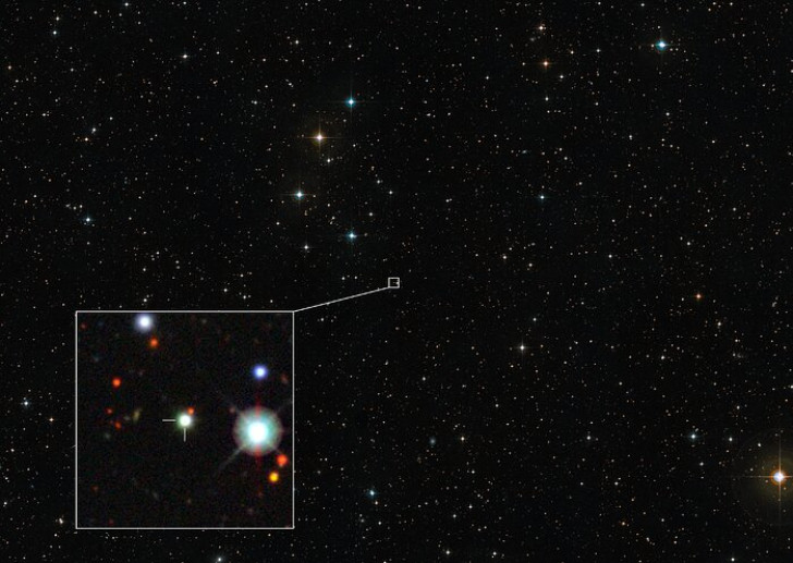 J0529-4351 werd gecatalogiseerd als een ster