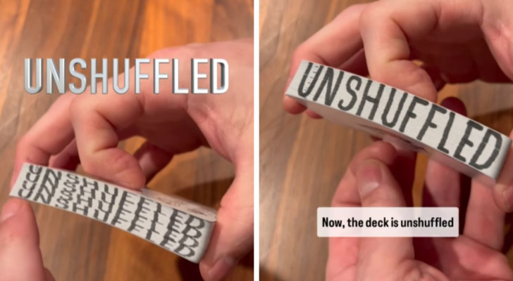 Unshuffled, il trucco con le carte che ha reso virale un video su Instagram