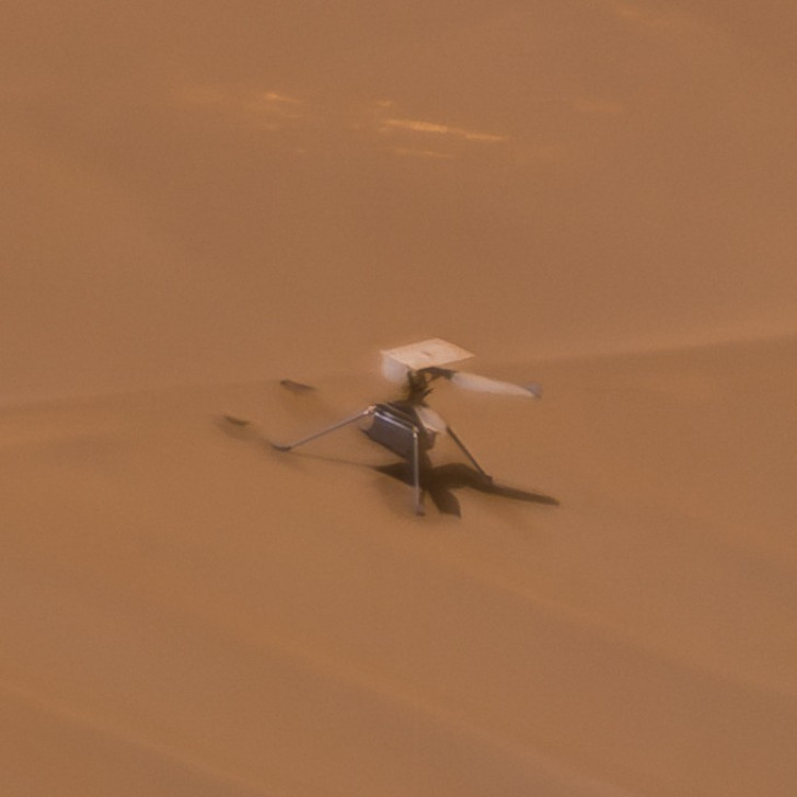 Helikopter neergestort op Mars: "één blad is helemaal kapot"