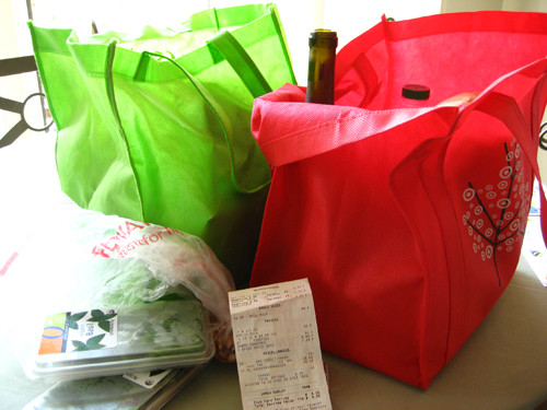 2. Reusable shopping bags