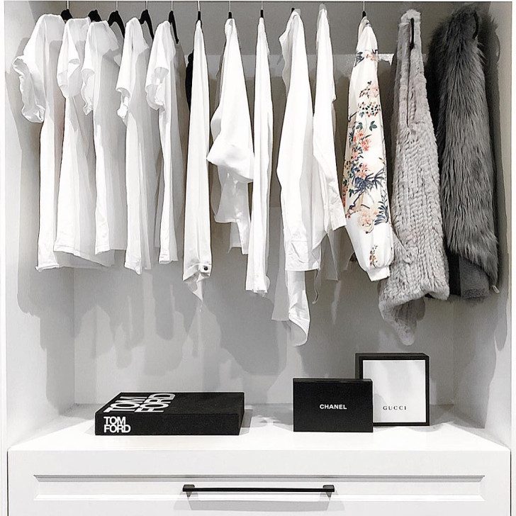 2. Hang up clothes to dry out first