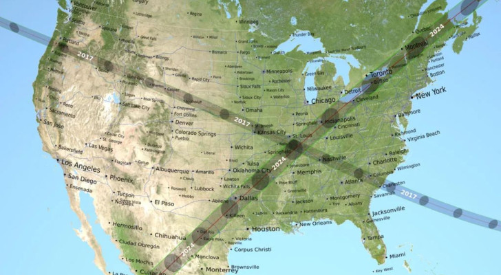 Où sera-t-il possible de voir l'éclipse solaire totale de 2024 ?