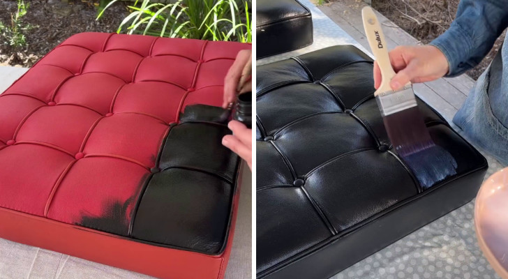 Een leren fauteuil wordt weer nieuw als je hem gewoon een andere kleur geeft