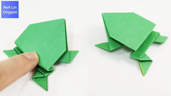 2. Kikkers met origami