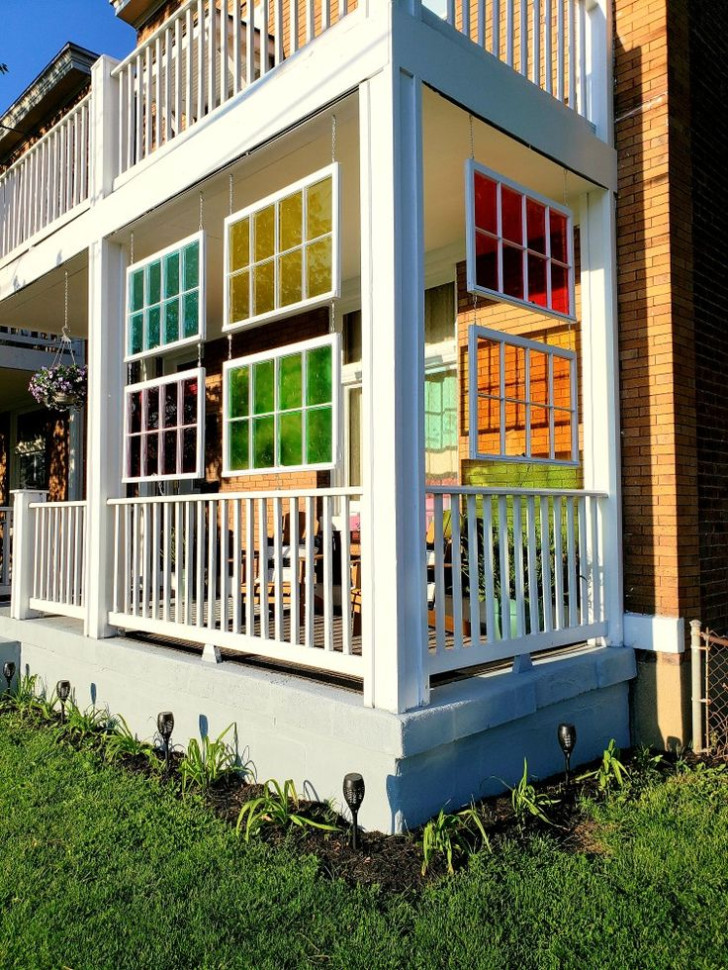 10. Recycled window frames