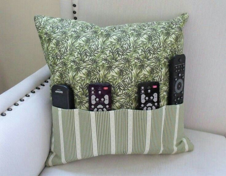 4. Cushion with pockets