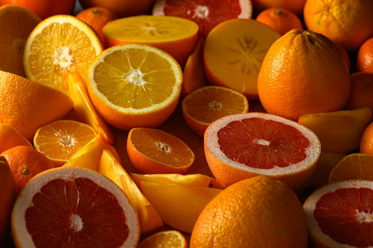 1. Citrusfrukter