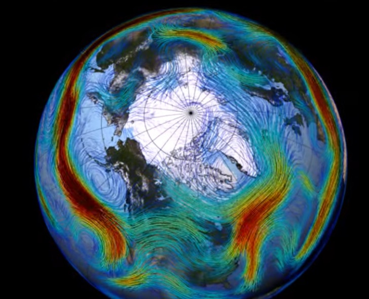 Wat is een polaire vortex?