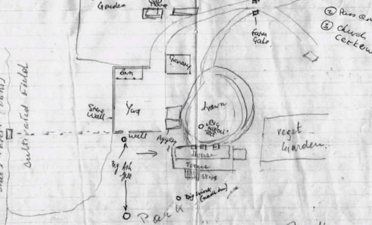 Una mappa del tesoro disegnata 50 anni dopo