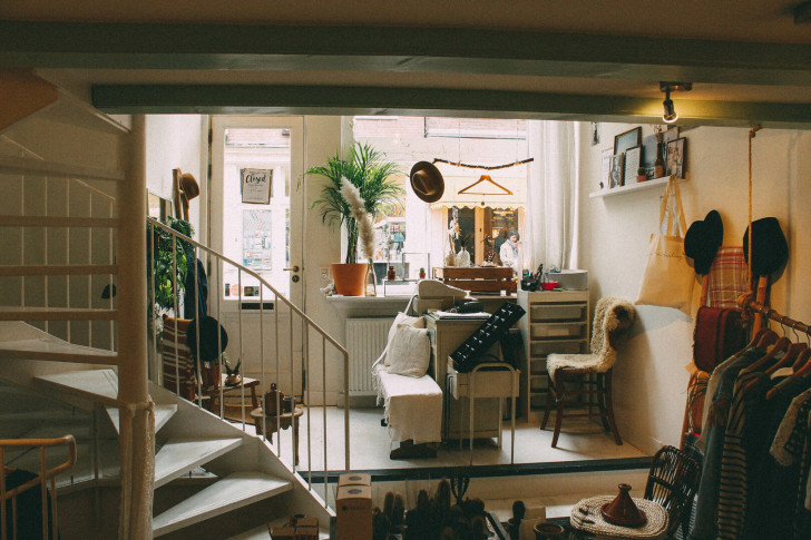 the interior of a home full of things