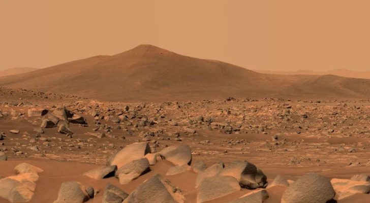Landschap van Mars