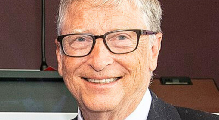 Close-up van Bill Gates, mede-oprichter van Microsoft