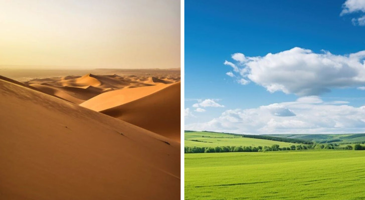 Le cycle du Sahara entre le désert et le plan de vie de l'écosystème
