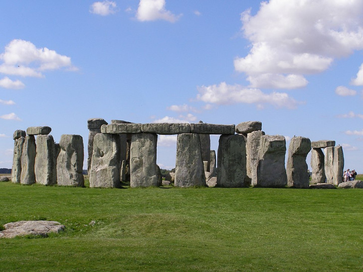 Den förhistoriska strukturen Stonehenge i England