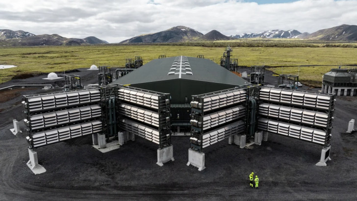 Mammoth, de grootste directe luchtafvang- en opslagfaciliteit ter wereld