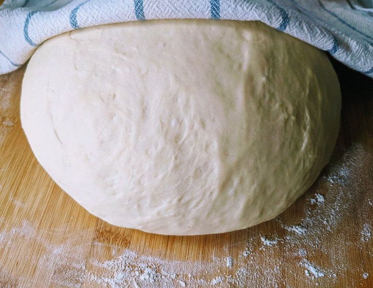 massa di pane in lievitazione