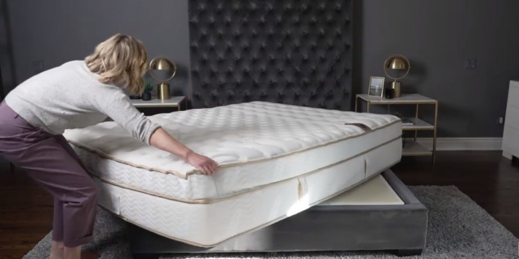 Correct rotation of a mattress