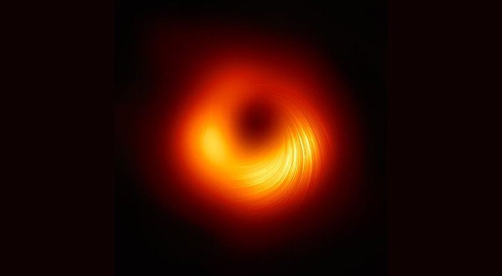 Ein Blick auf das supermassive Schwarze Loch M87* im polarisierten Licht