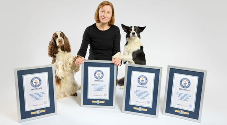 Olga Jones, Bonnie e Simba con i Guinness World Records guadagnati