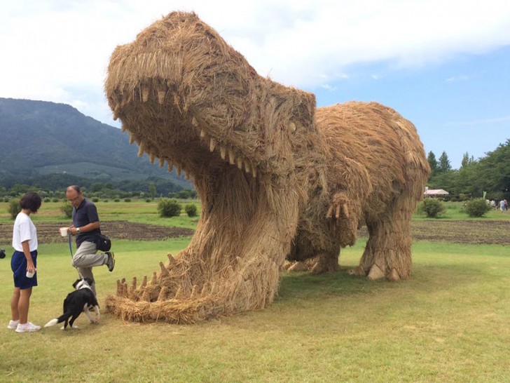 Wara festival: ecco come in Giappone si produce arte utilizzando la paglia di riso - 1