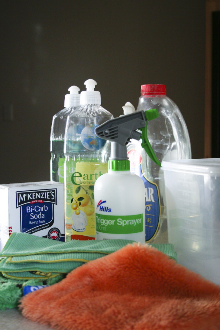 All-natural cleaning products as a remedy